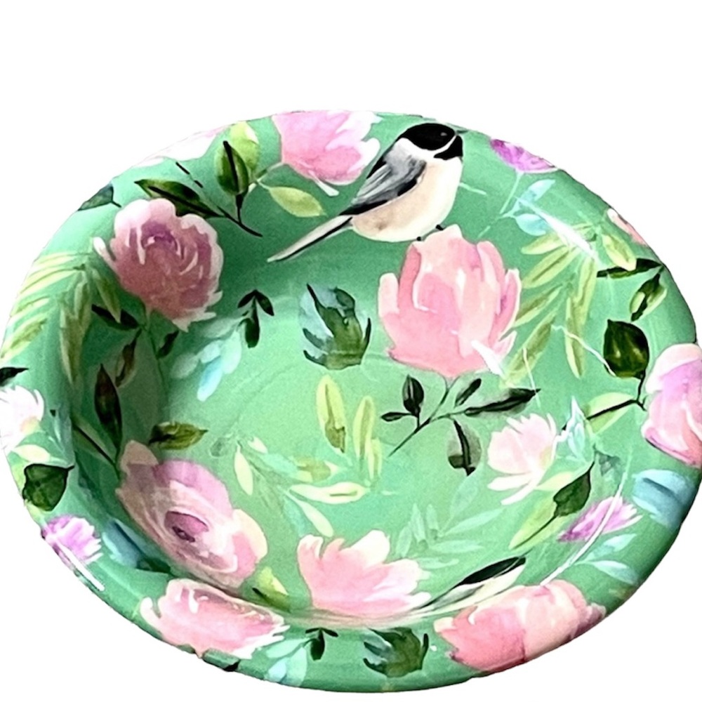 Stephanie Ryan BV Small Mango Wood Birds & Petals Bowl NSRY7 Home Decor New
